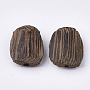 Natural Wenge Wood Beads WOOD-S053-34-2