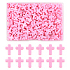 200Pcs Opaque Acrylic Beads SACR-FS0001-39B-1