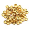 Rack Plating Brass Bead Caps KK-F856-03G-3