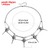 Vintage Gothic Alloy Raven Skull Choker Necklaces for Women WGB02EE-01-5