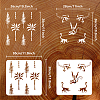 Plastic Drawing Painting Stencils Templates DIY-WH0172-1021-2