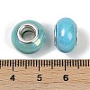 Opaque Resin European Beads RESI-C059-01I-3