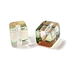 Two Tone Transparent Glass Beads GLAA-NH0001-03D-2