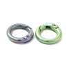 Spray Painted Alloy Spring Gate Ring PALLOY-H131-10-3