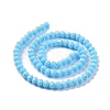 Electroplate Opaque Solid Color Glass Beads Strands X1-EGLA-A034-P8mm-L11-2