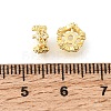Brass Micro Pave Clear Cubic Zirconia Spacer Beads KK-Z156-08G-02-2
