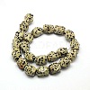Natural Dalmatian Jasper Faceted Rhombus Beads Strands G-L235-12-2