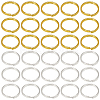 600Pcs 2 Colors Brass Split Rings KK-SP0001-82A-1