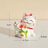 Cute Resin Lucky Cat Figurines PW-WG78946-02-1