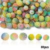 Imitation Pearl Acrylic Beads OACR-YW0002-09C-1
