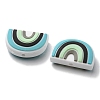6Pcs Food Grade Eco-Friendly Silicone Focal Beads SIL-YW0001-04B-2