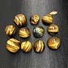 Natural Tiger Eye Round Sphere Polished Beads PW-WG8B13A-01-3