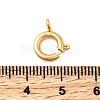 Brass Spring Ring Clasps KK-D407-20G-C-3