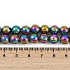 Electroplated Synthetic Magnetic Hematite Beads Strands G-G174-L01-02-4