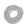 Electroplate Glass Beads Strands LS-EGLA-A044-P3mm-A19-3