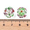 Handmade Two-Tone Lampwork Beads X-LAMP-T022-01A-12-4