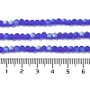 Transparent Glass Beads Strands EGLA-A034-T4mm-MB31-5