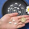 14Pcs 7 Styles Animal Theme Natural White Shell Beads Sets FIND-CJ0004-74-4