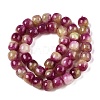 Dyed Natural White Jade Beads Strands G-T138-D08-2