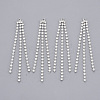 Brass Rhinestone Cup Chain Big Pendants KK-R129-09S-1