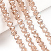 Electroplate Glass Beads Strands EGLA-A034-T8mm-A29-4