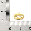 Real 18K Gold Plated PVD Vacuum Plating 304 Stainless Steel Pendants STAS-L278-002G-04-3