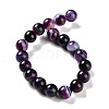Natural Striped Agate/Banded Agate Beads Strands G-Z060-A01-C12-3