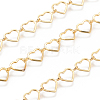 3.28 Feet Brass Handmade Beaded Chains X-CHC-I031-21G-2