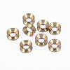Brass Spacer Beads X-KK-F713-14C-9mm-1