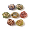 Baking Paint Glass Beads DGLA-G004-01O-1