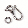 Tibetan Silver Hook and Eye Clasps LF1277Y-3