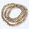 Electroplate Glass Beads Strands EGLA-A034-T1mm-A12-2