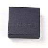 Kraft Cotton Filled Cardboard Paper Jewelry Set Boxes LS-CBOX-G015-05-1