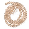Transparent Electroplate Glass Beads Strands GLAA-F029-2mm-C12-2