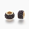 Handmade Polymer Clay European Beads CLAY-O002-01G-B-2