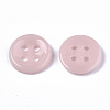 4-Hole Handmade Lampwork Sewing Buttons BUTT-T010-01K-2