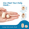 Natural Wooden Beads WOOD-TA0001-48-3