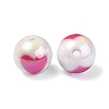 UV Plating Rainbow Iridescent Acrylic Beads X1-OACR-F004-09E-3