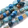 Natural Agate Beads Strands G-RM241227-03-5