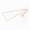 Ion Plating(IP) 304 Stainless Steel Cable Chain Necklace Making NJEW-N0022-02G-1