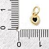 Brass Cubic Zirconia Charms KK-G554-02C-05-3