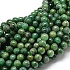 Natural West Africa Jade Round Beads Strands G-P075-03-8mm-1