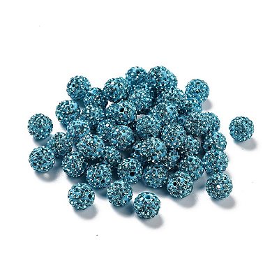 Pave Disco Ball Beads RB-A130-10mm-3-1