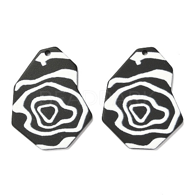 Opaque Acrylic Pendants X-SACR-L003-06-1