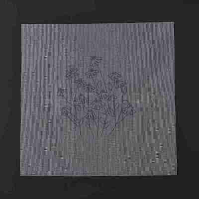 DIY Transparent Fabric Embroidery Kits DIY-K032-77-1