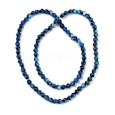Electroplated Synthetic Non-magnetic Hematite Beads Strands G-A234-G03-01A-1