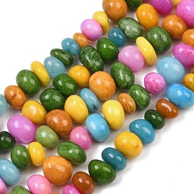 Dyed Natural White Jade Beads Strands GG-CBACF26-A03-07-1