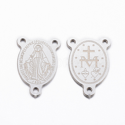 Tarnish Resistant 304 Stainless Steel Chandelier Component Links X-STAS-H378-22G-1