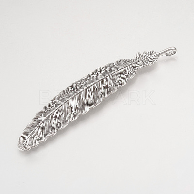Tibetan Style Alloy Big Pendants TIBE-Q075-41AS-LF-1
