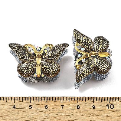 Polymer Clay Rhinestone Beads CLAY-NH0001-07B-1